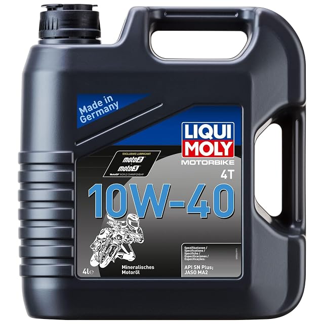 Vier-Liter-Dose Liqui Moly Motorbike 4T 10W-40