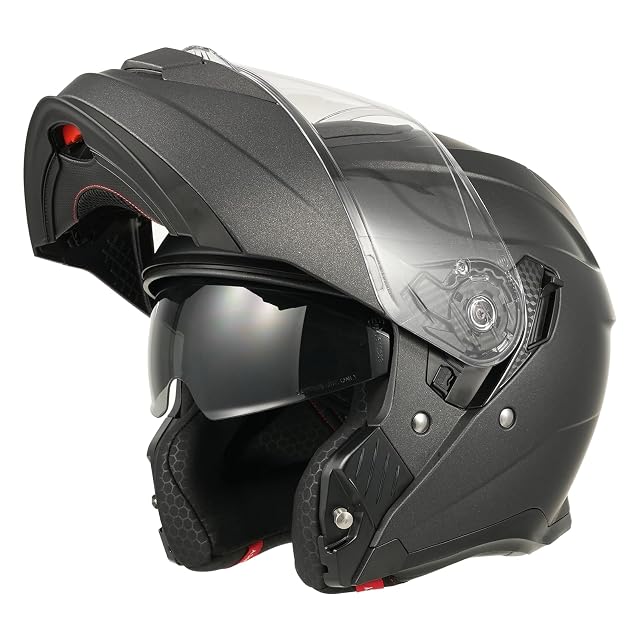 Klapphelm MY 935 mit hochgeklapptem Kinnbügel