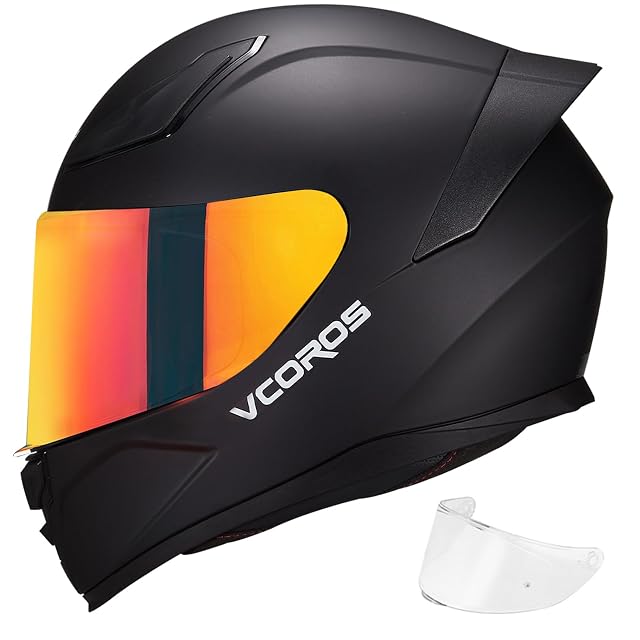 Integralhelm VCOROS WS-609, Frontansicht mit geschlossenem Visier