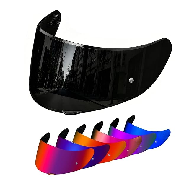 Rauchgetöntes Ersatzvisier PSLER für einen Helm AGV K1
