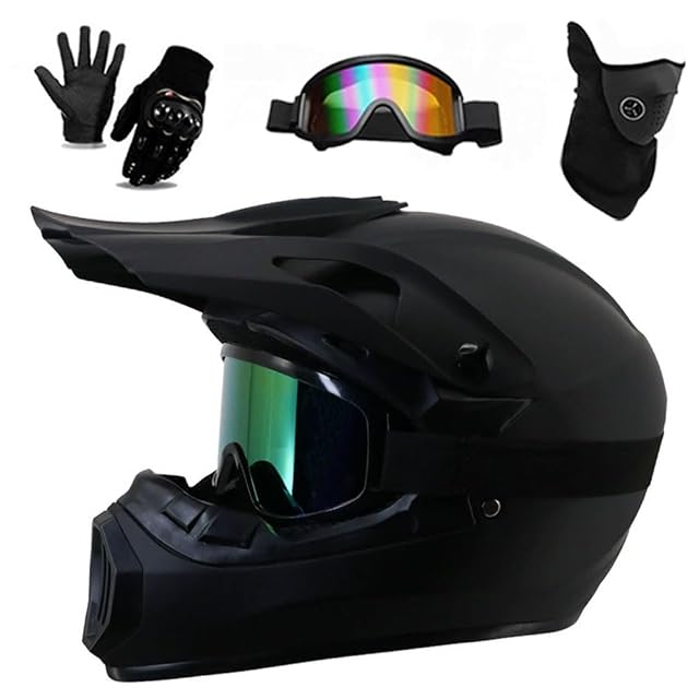 Geländehelm GDAONUDK mit Brille, Handschuhen und Maske