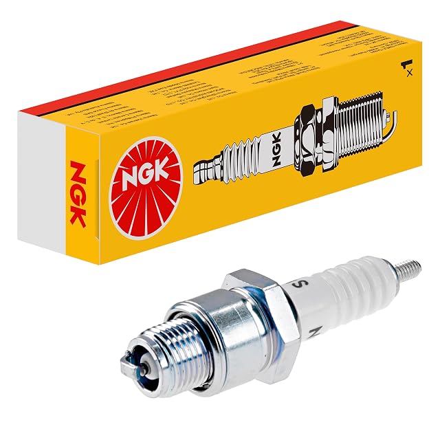 Zündkerze NGK B7HS in ihrer Yellow Box