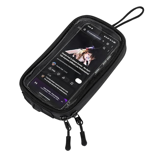 Flache magnetische Tanktasche SLIAXINT mit Telefonfenster
