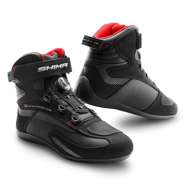 Lederner Fahrschuh SHIMA EXO mit ATOP-Drehverschluss